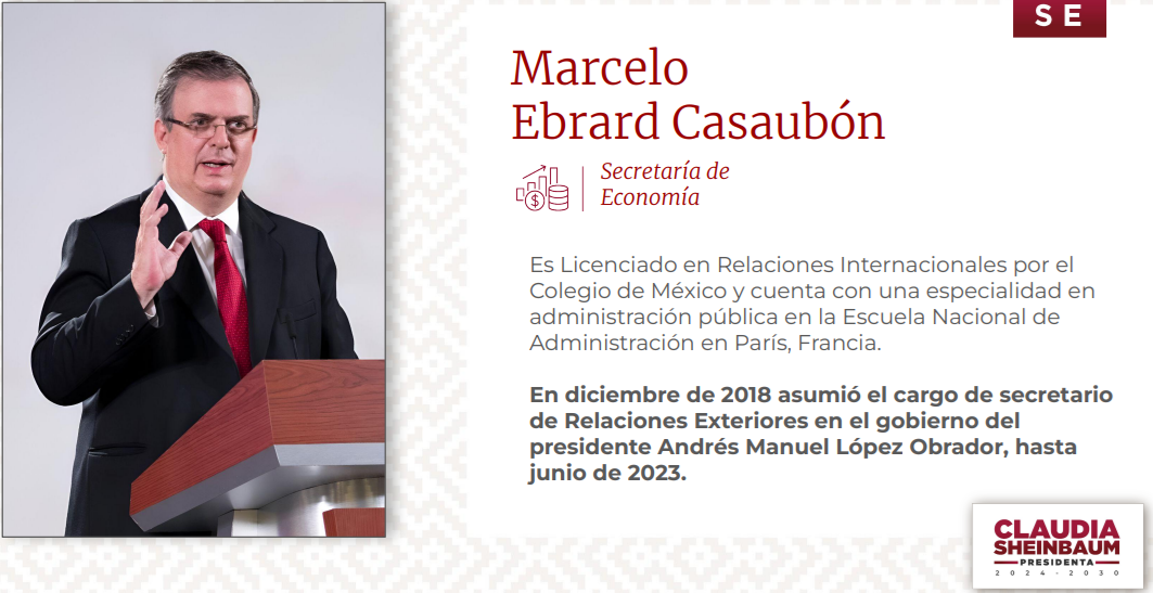 Marcelo Ebrard será el Secretario De Economía de Claudia Sheinbaum !
