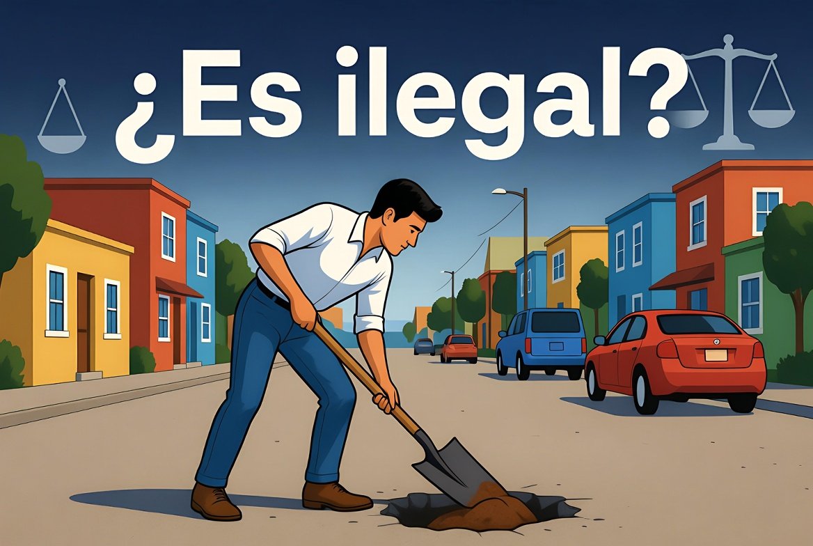 ¿Es ilegal tapar un bache en México? ¡La verdad por Estado!