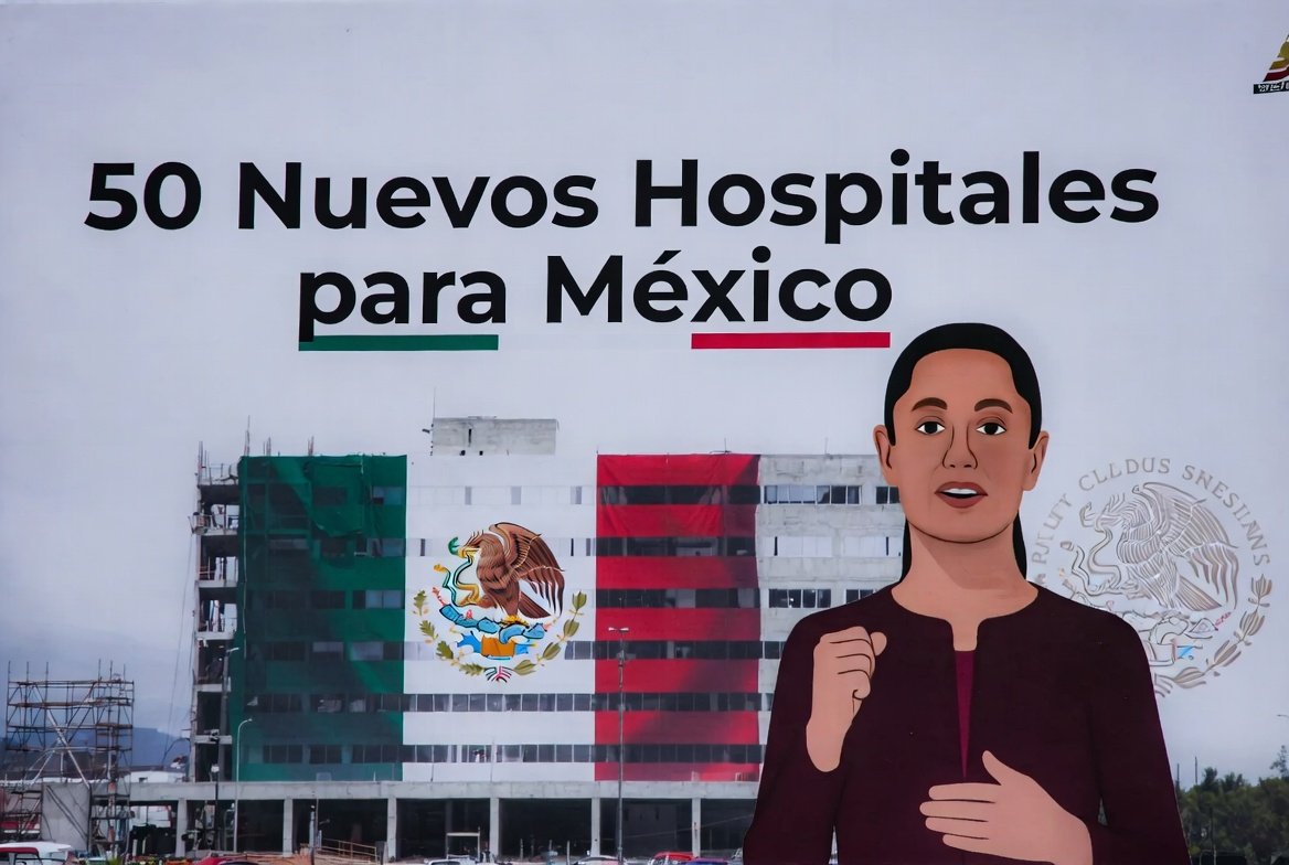Sheinbaum anuncia 50 nuevos hospitales y la oposición ya la critica: “¿De dónde va a salir el dinero?”